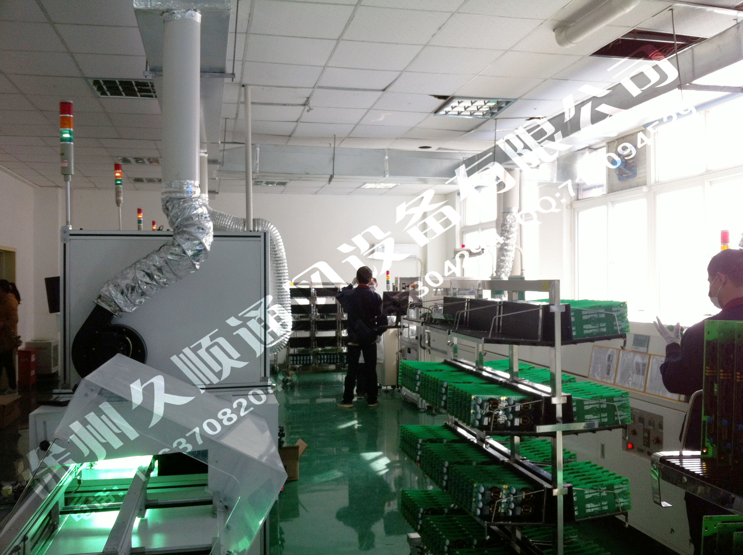 阳光电源生产基地的无尘车间项目图片1_徐州久顺通风设备有限公司